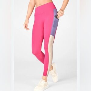 Fabletics Mila High-Waisted Leggings in Pink